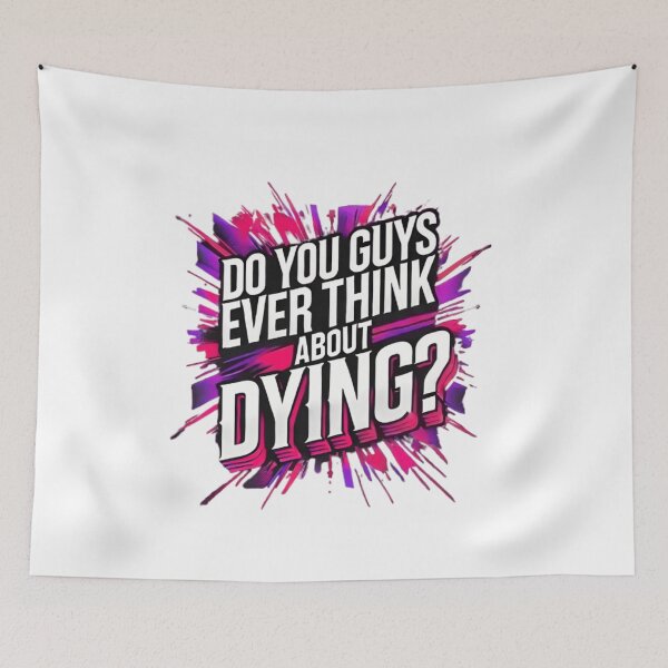 Item preview, Do You Ever Think About Dying? - Abstract Neon Design designed and sold by vincecouture.