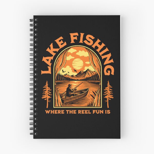 Item preview, Lake Fishing.  Where The Reel Fun Is designed and sold by NuttySqueaky.