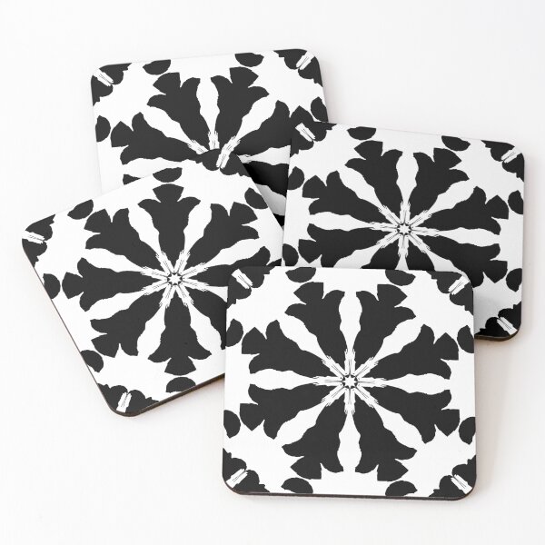 Item preview, The flower's shadow is black. designed and sold by storefunnypets.