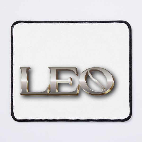 Item preview, LEO - SILVER CHROME HOROSCOPE ZODIAC SUN SIGN Big Wildcat Lion Star Constellation - Occult Gift designed and sold by Spinning Plates 360.