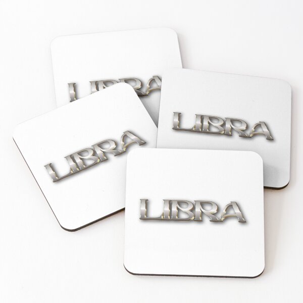 Item preview, LIBRA - SILVER CHROME HOROSCOPE ZODIAC SUN SIGN Lady Justice Judicial Star Constellation - Occult Gift designed and sold by Spinning Plates 360.