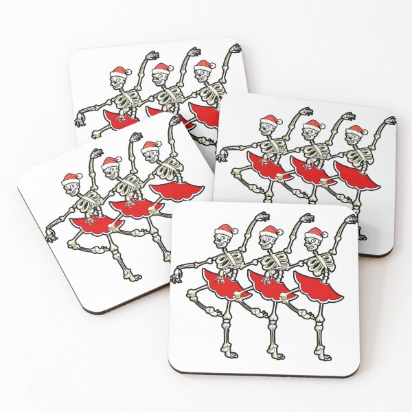 Item preview, Skeleton Ballerinas Funny Christmas designed and sold by delphiniumco.