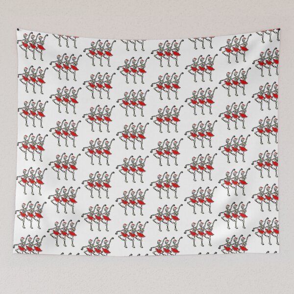 Item preview, Skeleton Ballerinas Funny Christmas designed and sold by delphiniumco.