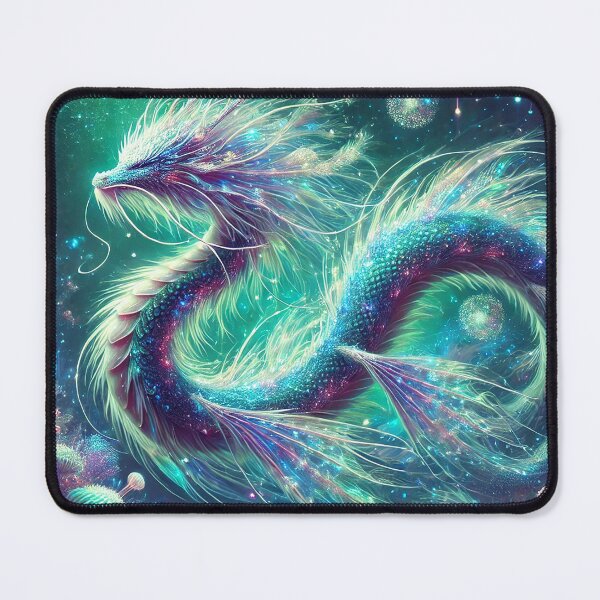 Item preview, Ethereal Sea Dragon with Cosmic Glow designed and sold by RealmBeastsAI.