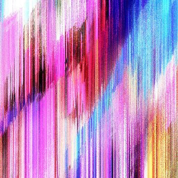 Artwork thumbnail, Neon Gravity Well Abstract Evaporation Glitch Art by powerwithinart