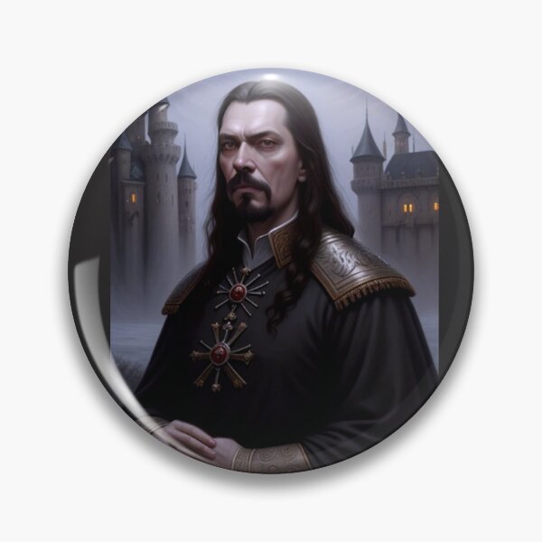 Item preview, Vlad Dracul Castle Portrait designed and sold by TheDarkWardrobe.