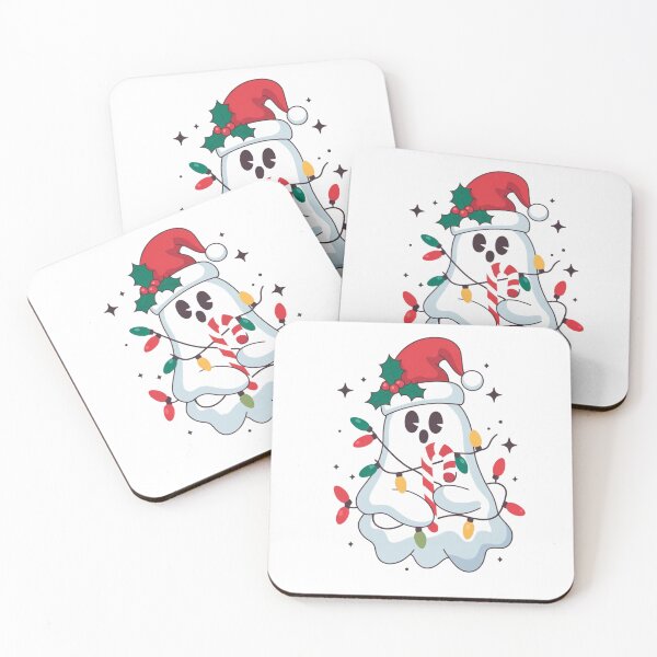 Item preview, Cute Christmas Ghost Candy Cane designed and sold by delphiniumco.