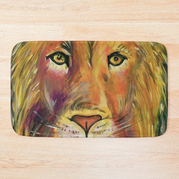 Item preview, Illustration of Lion Acrylic Painting create by an Canadian Artist. designed and sold by Pascale Breton.