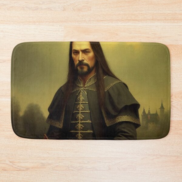 Item preview, Vlad Dracul Horseback Castle Portrait designed and sold by TheDarkWardrobe.