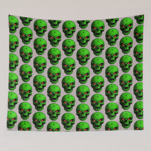 Item preview, Screaming Green Skull Knight designed and sold by hauntedtees.