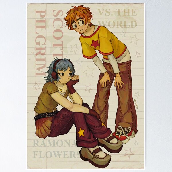 Item preview, Scott Pilgrim + Ramona Flowers designed and sold by cchalkk.