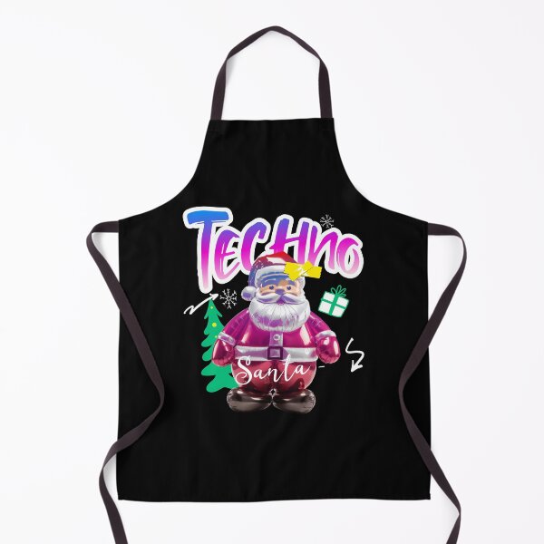 Item preview, TECHNO - Santa Tech Figurine (black) designed and sold by Discothreadz.