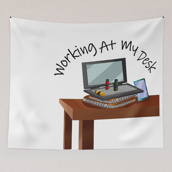 Item preview, Creative Desk Workspace Essentials Illustration - T-Shirts, Posters, Stickers designed and sold by MechanicalART.