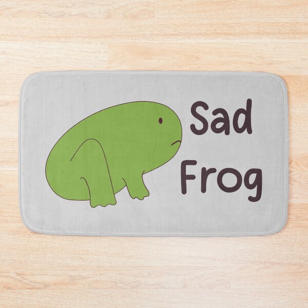 Item preview, Derpy Sad Frog designed and sold by Skull Fern.