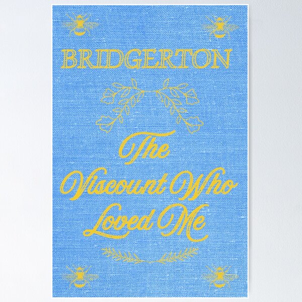 Aperçu de l'œuvre Bridgerton, couverture vintage, Le vicomte qui m'aimait créée et vendue par ArtByErinSmith.