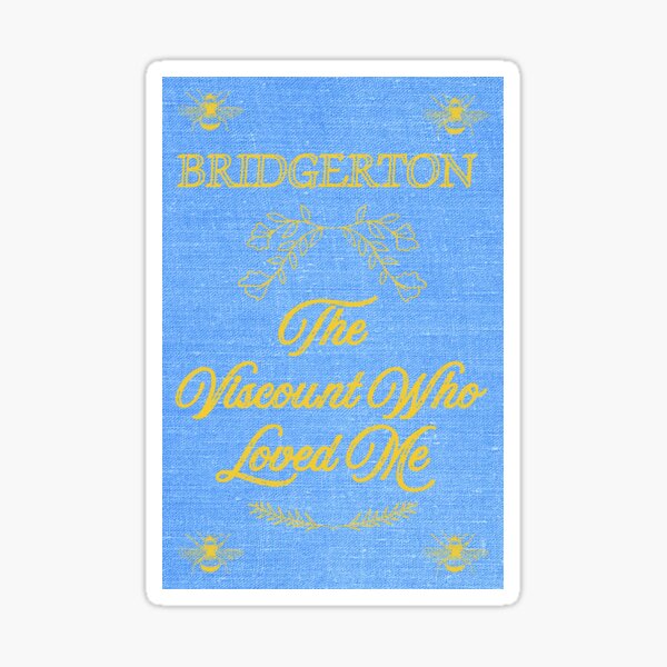 Aperçu de l'œuvre Bridgerton, couverture vintage, Le vicomte qui m'aimait créée et vendue par ArtByErinSmith.