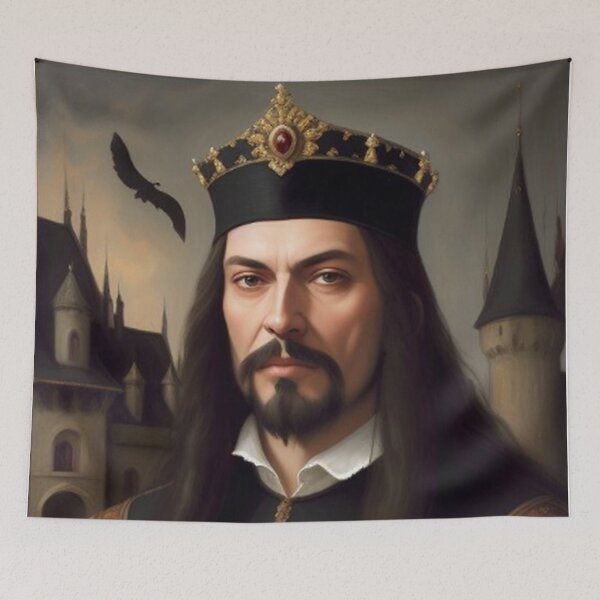 Item preview, Vlad Dracul Castle Portrait designed and sold by TheDarkWardrobe.