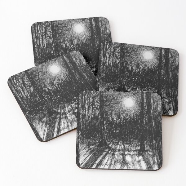 Item preview, Full moon through the oaks designed and sold by GothicByNature.