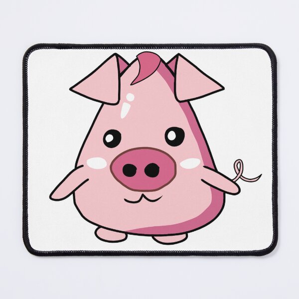 Item preview, Cute Pig - (we can also add your name, check description) designed and sold by My-Cute-Designs.