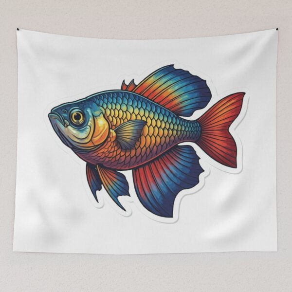 Item preview, Rainbow fish designed and sold by StickersRyous.