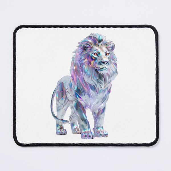 Item preview, LEO - SILVER CHROME HOROSCOPE ZODIAC SUN SIGN Wildlife Wild Cat Lion Star Constellation - Occult Gift designed and sold by Spinning Plates 360.
