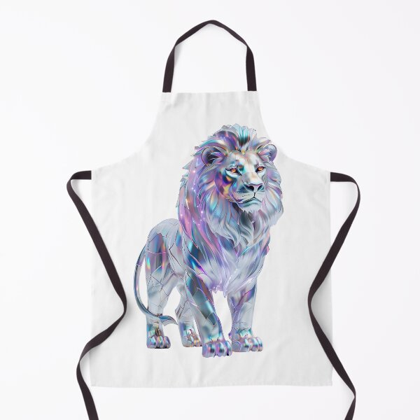 Item preview, LEO - SILVER CHROME HOROSCOPE ZODIAC SUN SIGN Wildlife Wild Cat Lion Star Constellation - Occult Gift designed and sold by Spinning Plates 360.