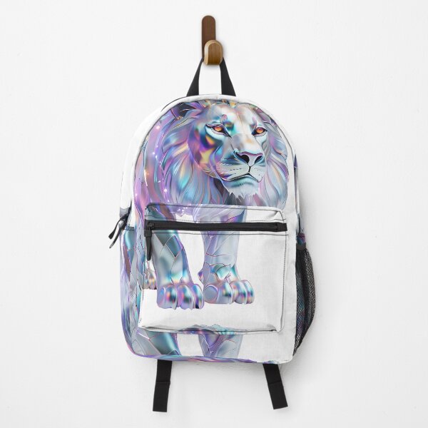 Item preview, LEO - SILVER CHROME HOROSCOPE ZODIAC SUN SIGN Wildlife Wild Cat Lion Star Constellation - Occult Gift designed and sold by Spinning Plates 360.