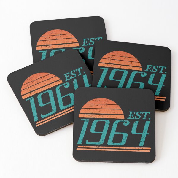 Item preview, Est. 1964 Vintage 60 Yrs Old designed and sold by thepixelgarden.
