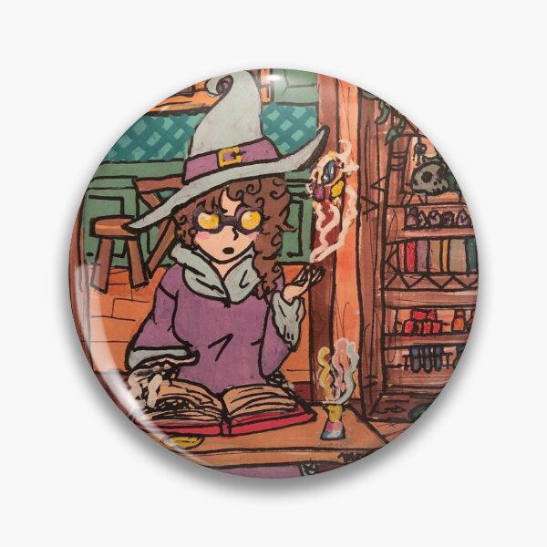 Item preview, Spell Casting Witch designed and sold by MacDoodleBrains.