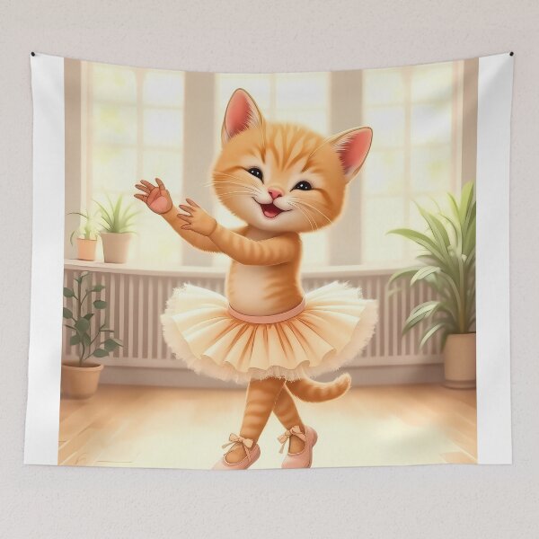 Item preview, Ballerina cat - 1 designed and sold by WalterGomes.