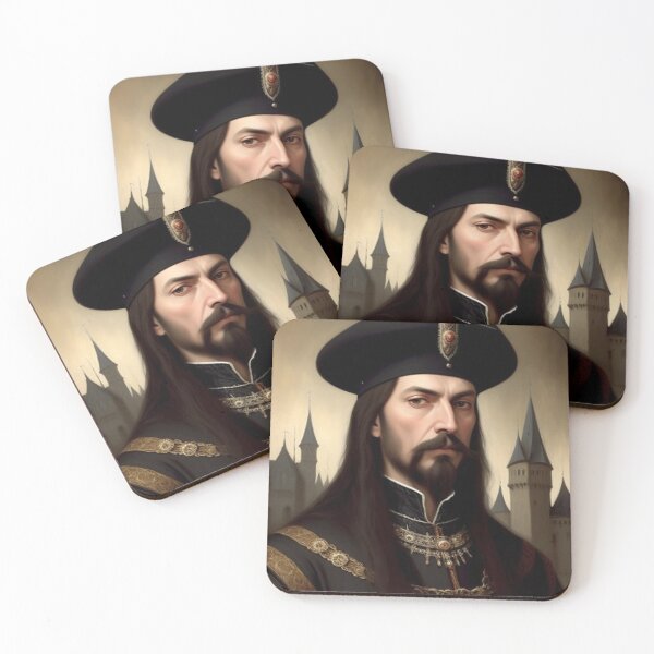 Item preview, Vlad Dracul Castle Portrait designed and sold by TheDarkWardrobe.