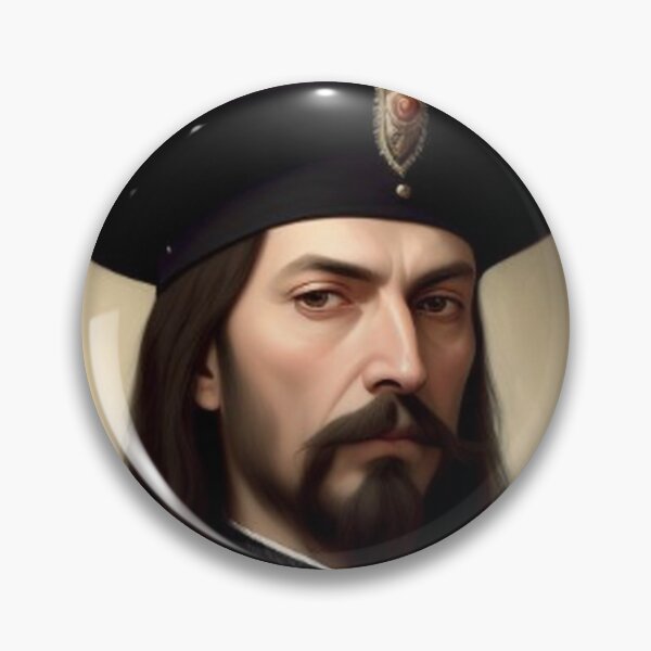 Item preview, Vlad Dracul Castle Portrait designed and sold by TheDarkWardrobe.