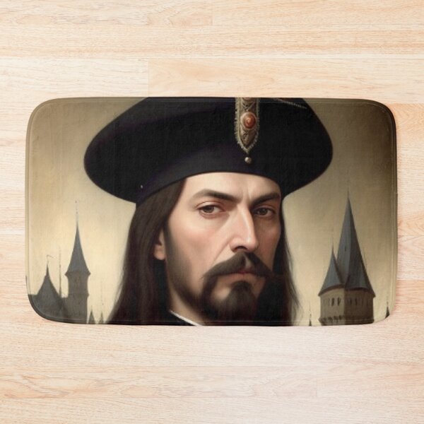 Item preview, Vlad Dracul Castle Portrait designed and sold by TheDarkWardrobe.