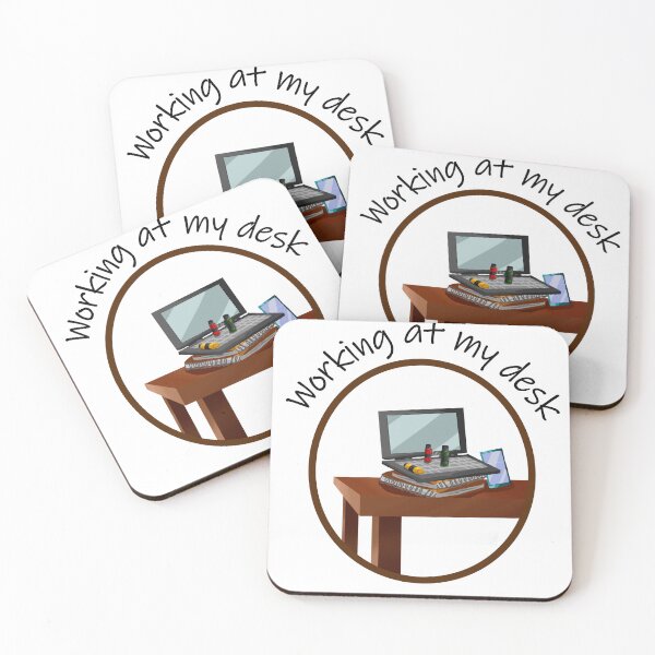 Item preview, Creative Desk Workspace Essentials Illustration 2 - T-Shirts, Posters, Stickers designed and sold by MechanicalART.