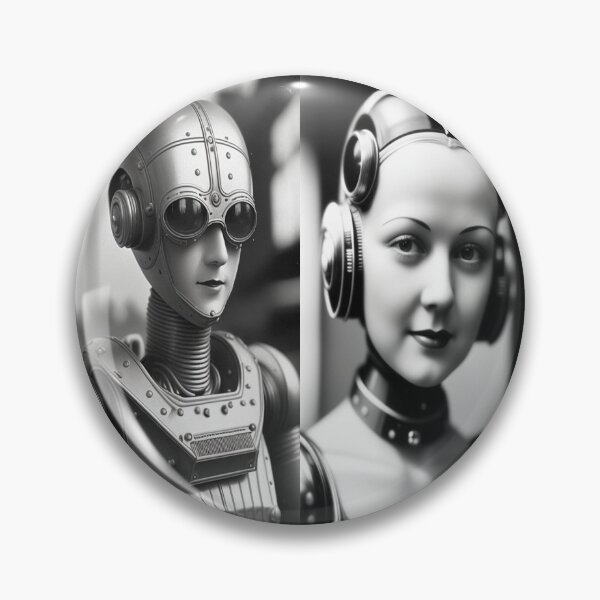 Item preview, 1930's Scifi Robot Girls Vintage designed and sold by highplacidity.