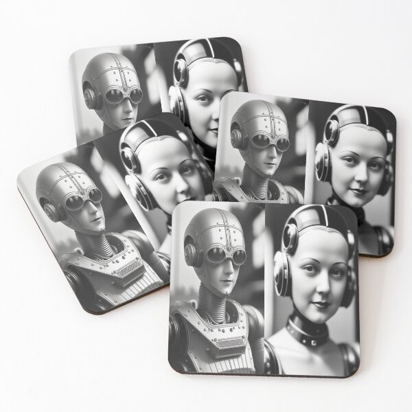 Item preview, 1930's Scifi Robot Girls Vintage designed and sold by highplacidity.