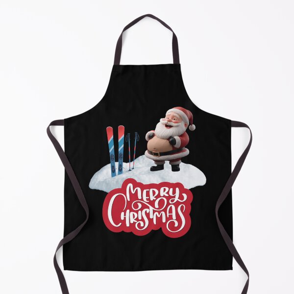 Item preview, Fat And Funny Santa Claus With Ski  designed and sold by kjp-design.