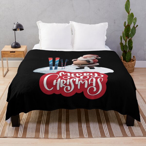 Item preview, Fat And Funny Santa Claus With Ski  designed and sold by kjp-design.