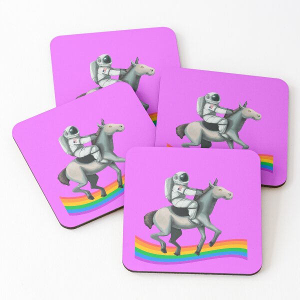 Item preview, Astronaut Horse Ride on Rainbow Highway  designed and sold by Robertworkshop.