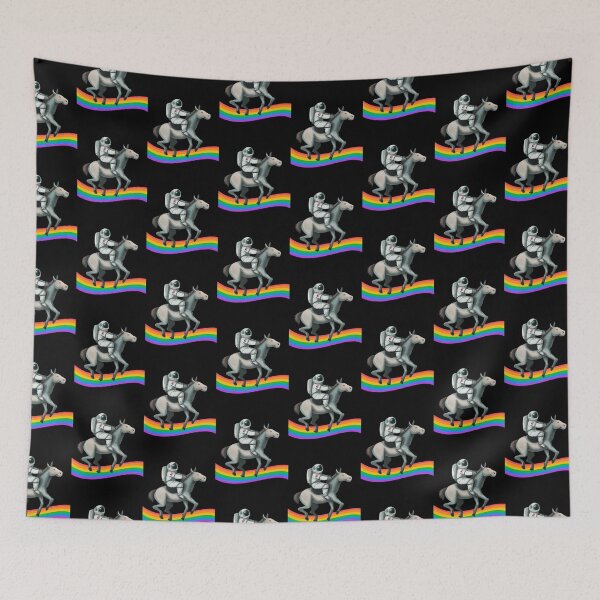Item preview, Astronaut Horse Ride on Rainbow Highway  designed and sold by Robertworkshop.