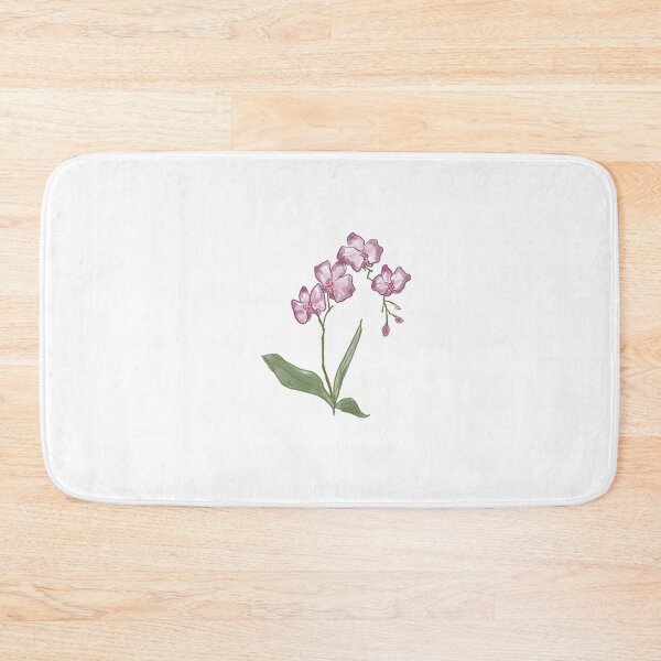 Item preview, Orchid flower drawing watercolor whimsical  designed and sold by stellaerosae.