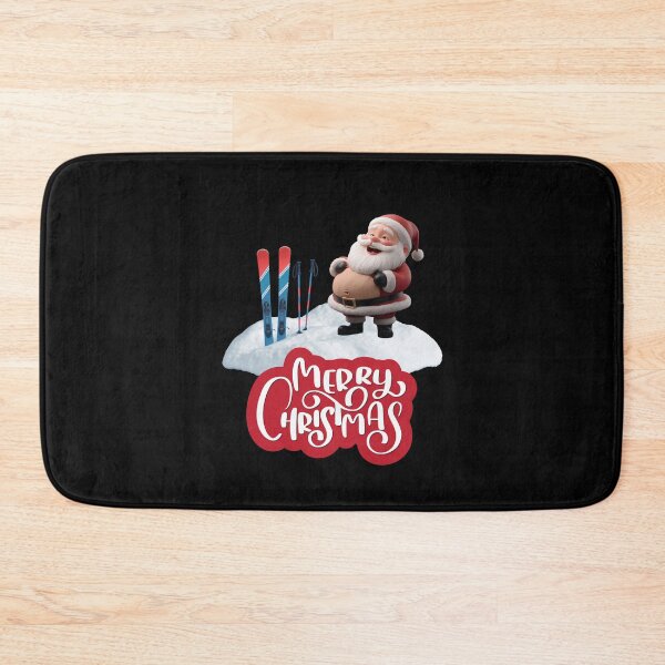 Item preview, Fat And Funny Santa Claus With Ski  designed and sold by kjp-design.