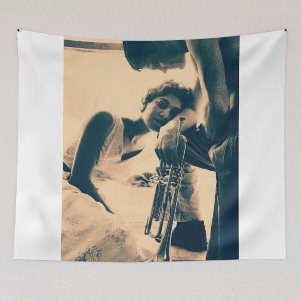 Item preview, Chetbaker// Conquered the Music Poster designed and sold by ReZaarDiaan.
