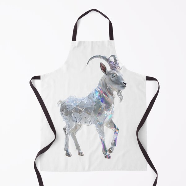 Item preview, CAPRICORN - SILVER CHROME HOROSCOPE ZODIAC SUN SIGN Mountain Sheep Ram Star Constellation - Occult Gift designed and sold by Spinning Plates 360.