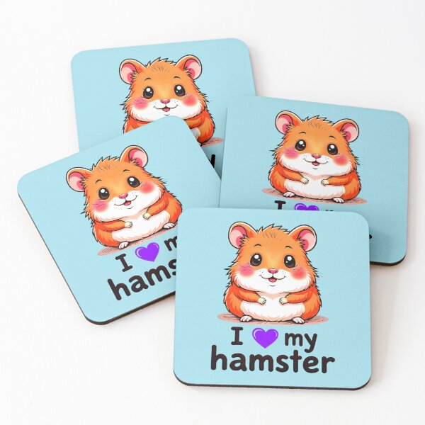 Item preview, I Love My Hamster Cute Kawaii Animal designed and sold by TheArtOfPat.