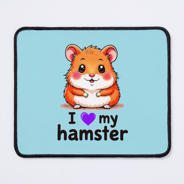 Item preview, I Love My Hamster Cute Kawaii Animal designed and sold by TheArtOfPat.