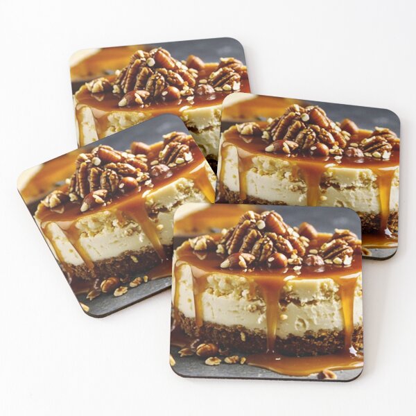 Item preview, Golden Crunch Pecan Cheesecake designed and sold by ArtfullMinds.