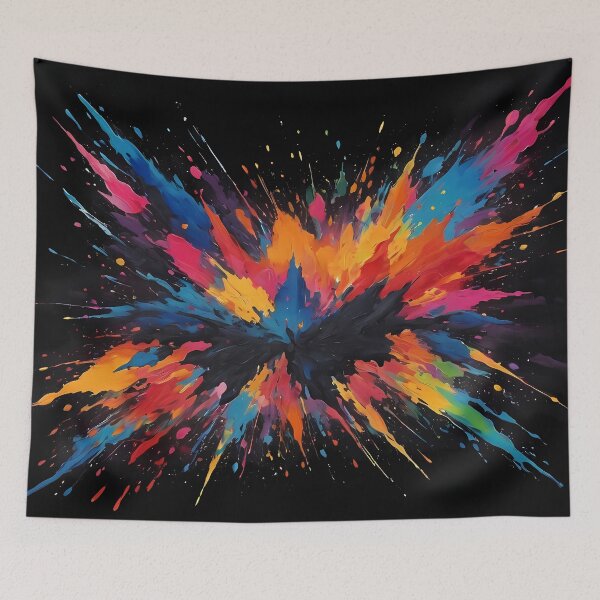 Item preview, Dark Abstract Colorful Explosion designed and sold by papi1998.