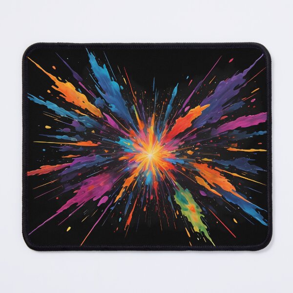 Item preview, Dark Abstract Colorful Explosion designed and sold by papi1998.