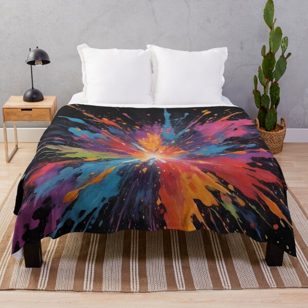 Item preview, Dark Abstract Colorful Explosion designed and sold by papi1998.